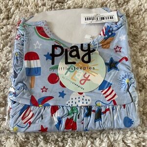 NIB Stars, Stripes & Sweets Flutter Twirl Dress 2T